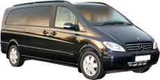 Tours of Bournemouth and the UK. Chauffeur driven, top of the Range Mercedes Viano people carrier (MPV)